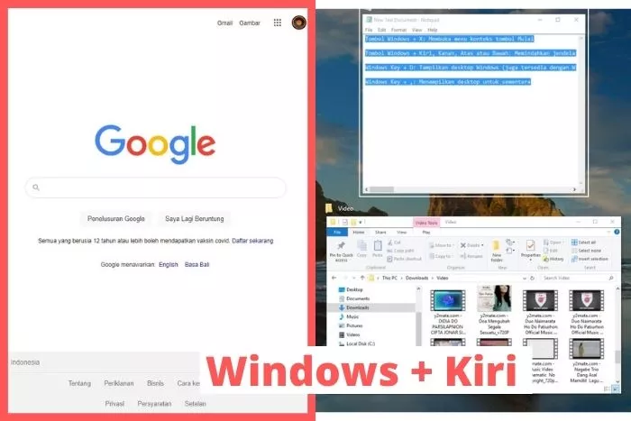 Daftar Shortcut Keyboard Windows 10