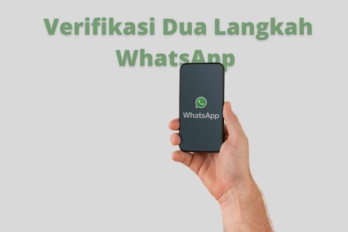 cara verifikasi dua langkah whatsapp