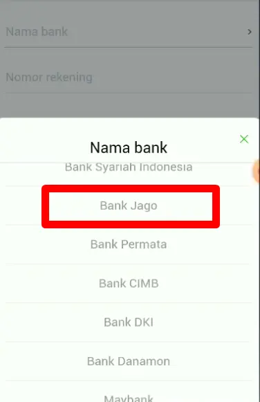 Kredit pintar cair ke bank JAGO