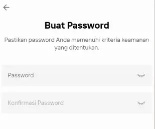 buat password baru di livin mandiri