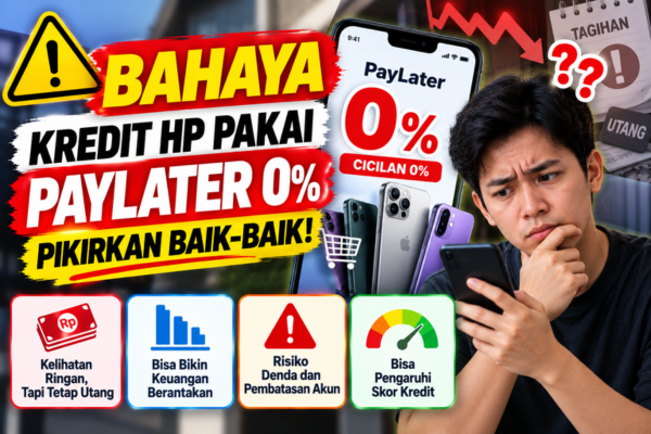 Bahaya Kredit HP Pakai Paylater 0%: Pikirkan Baik-Baik
