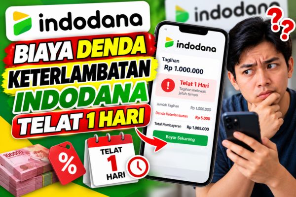 Biaya Denda Keterlambatan Indodana Telat 1 Hari dan Cara Menghitung